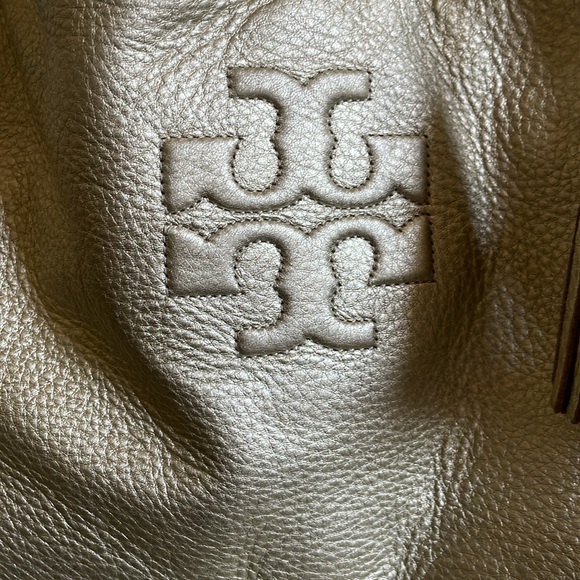Gold Tory Burch Handbag 👜 - Picture 4 of 17